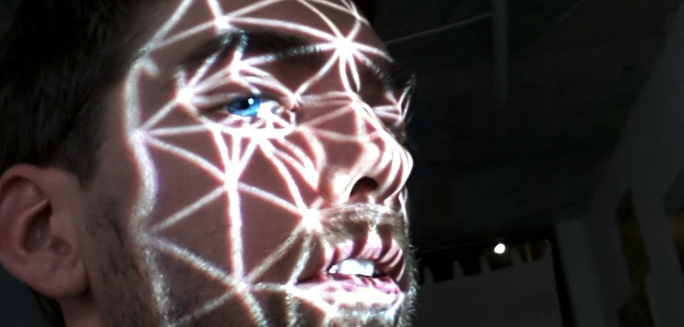 mapped projection on face